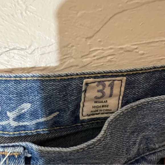 Free People We The Free Blossom Rigid Button Fly Skinny Jeans Sz 31 - Picture 6 of 6